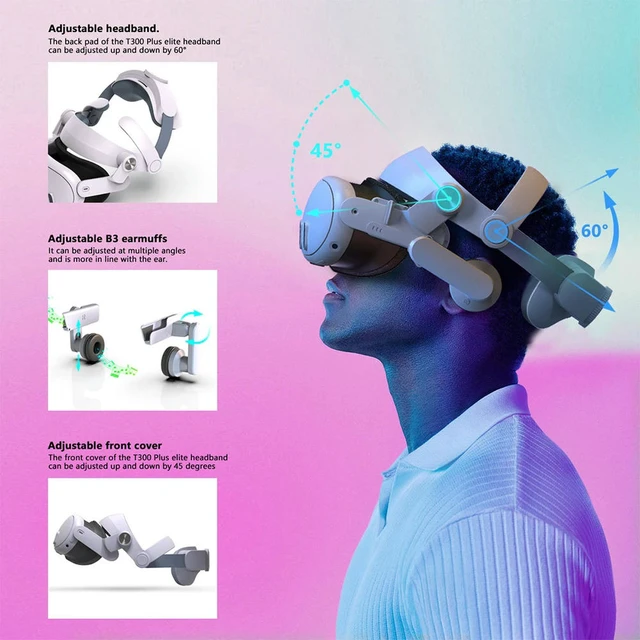 Alt view image 3 of 3 - Adjustable Alternative Head Strap Comfort VR Glasses Headband Reduces VR Accessories for Quest 3