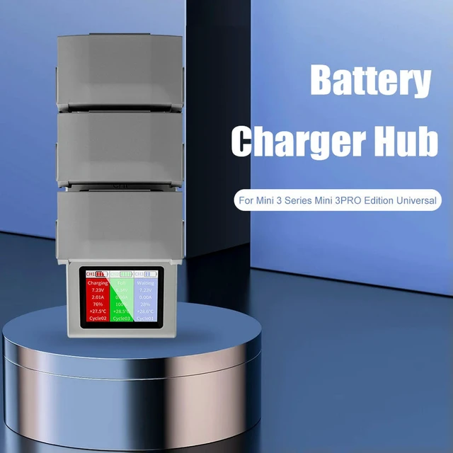 Alt view image 3 of 3 - Digital Display Screen USB Charger Automatic Detection Fast Charging Butler Charge Accessories for Mini 3/Mini Pro
