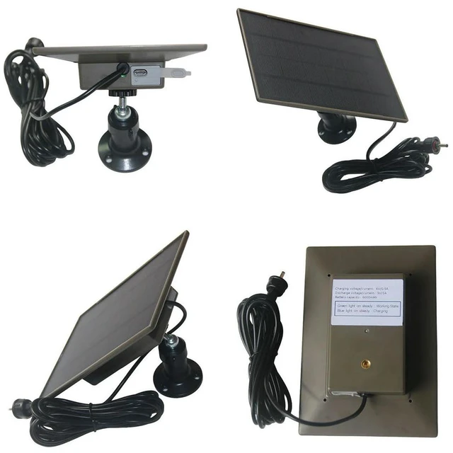 Main image of 3W Monocrystalline Silicon Solaring Chargers 6000mAh Safety Cameras Sun-Powered Panels for Power Station Phone Camping Hiking