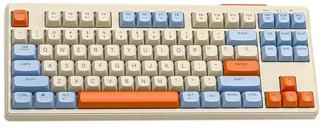 Main image of Bluetooth-Compatible Gaming Keyboard 87 Keys Backlight Gamer Keyboard 2.4G Silent Touch Keycap Silent for Laptop Tablet