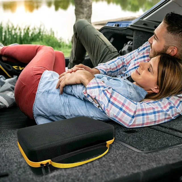 Alt view image 2 of 3 - Cordless Car Vacuum Organizer Waterproof Hard Case Dual Zipper Handheld Car Vacuum Bag for Fanttik Slim V8/V10