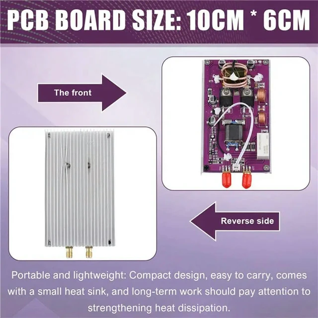 Alt view image 3 of 4 - LPF Support 50W Shortwave Power Amplifier Module With Low-Pass Filter 2Mhz-30Mhz Frequency Range