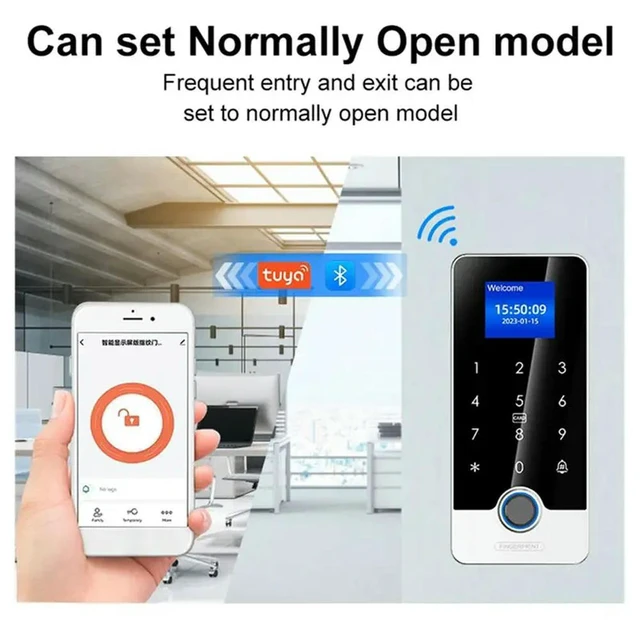 Alt view image 3 of 3 - Standalone RFID Keypad Access Control System Support Tuya App Home Access Control System