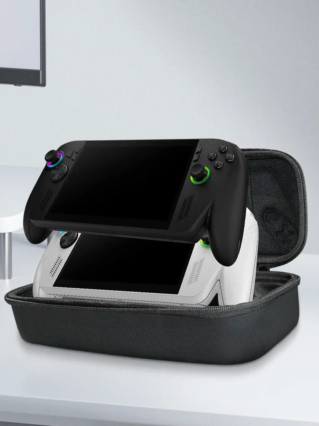 Alt view image 3 of 3 - For ROG Ally Game Console Case Waterproof Hard Protective Carry Case Console Protective Handbag Gaming Accessories