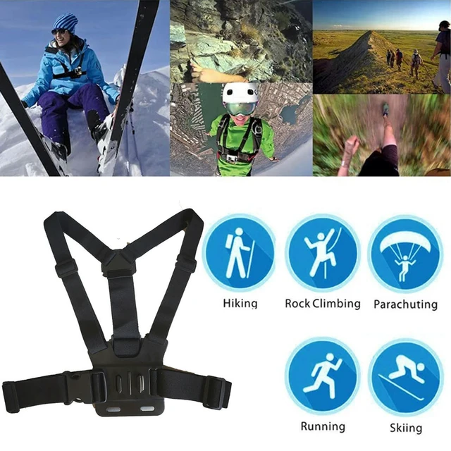 Alt view image 3 of 6 - Adjustable Mobile Phone Chest Strap Harness Mount with Clip Action Camera Accessory Kit Mobile Houlder for Home/Outdoor