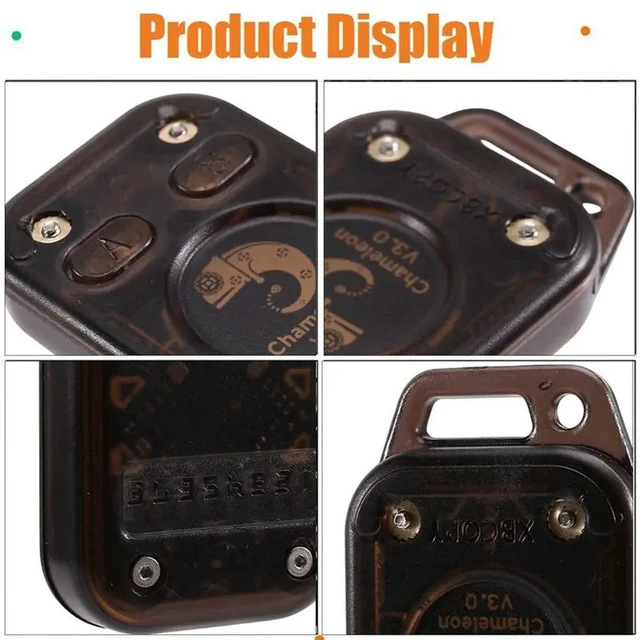 Alt view image 2 of 6 - 2X Chameleon V3.0 RFID Chip Reader Card Emulator ID IC 125K 13.56M Tag Copyer NFC Reader Writer+18XUID Keychain