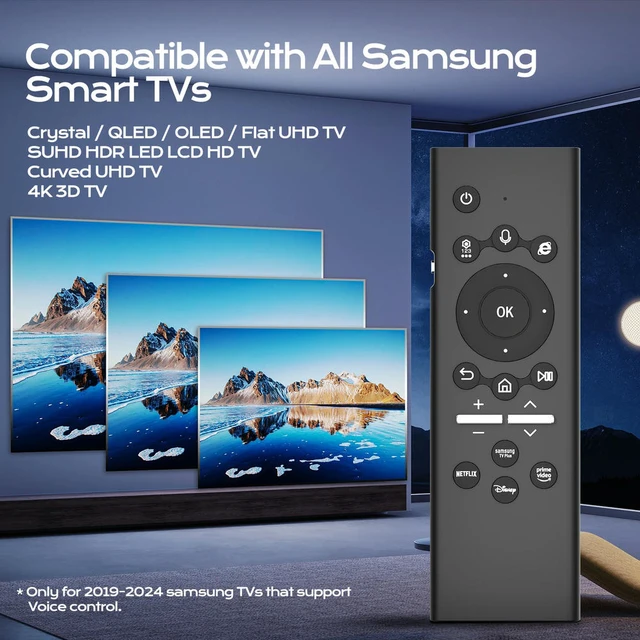 Alt view image 2 of 6 - For TV Air Mouse BT5.0 ligent Voice Remote Control Voice RC Compatible with 2019 To 2024 TV