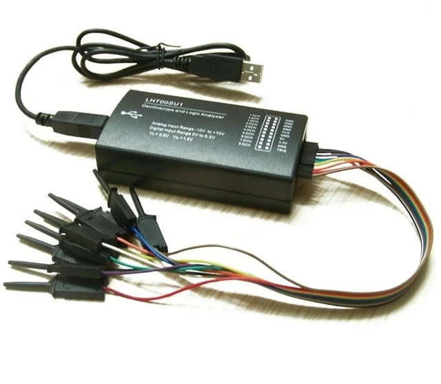 Main image of LHT00SU1 Virtual Oscilloscope Logic Analyzer I2C SPI CAN Uart Full-featured Signal Generator with 16MHz Max Sampling Rate