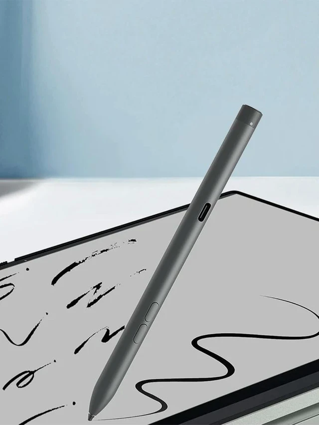 Alt view image 3 of 3 - PN7522W Rechargeable Active Pen Laptop Pen 4096 Level Sensitivity Stylus Pen Palm Rejection for XPS 13 9315 2-in-1