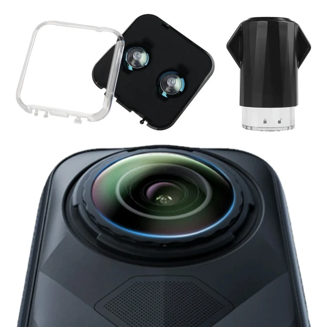 Alt view image 3 of 3 - Anti-Scratch Cap Replacement Kit with Removal Tool Replacement Lens Complete Kit for X5 Action Camera Lens Accessories