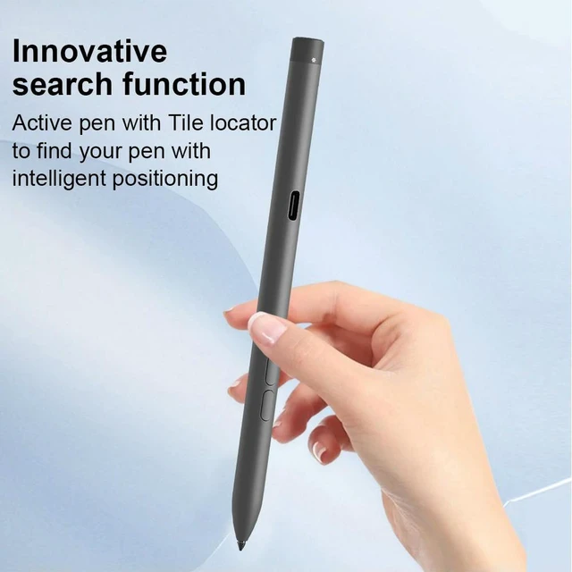 Alt view image 3 of 6 - Rechargeable Active Pen PN7522W Laptop Pen for Latitude 5350 2in 1/7320 Detachable for XPS 13 9315 2-in-1