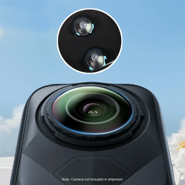 Alt view image 2 of 3 - Anti-Scratch Cap Replacement Kit with Removal Tool Replacement Lens Complete Kit for X5 Action Camera Lens Accessories