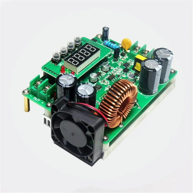 Alt view image 3 of 3 - DKP6012 Adjustable Step-Down Module Digital Display DC-DC Large Power Board Modules Lithium Charger Regulator Lithium Charger