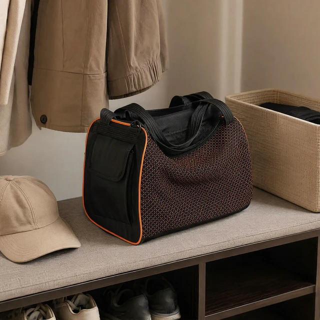 Alt view image 3 of 6 - Outdoor Speaker Bag for BandBox Trio Shock Absorbing Lining Multi Compartment Travel Case
