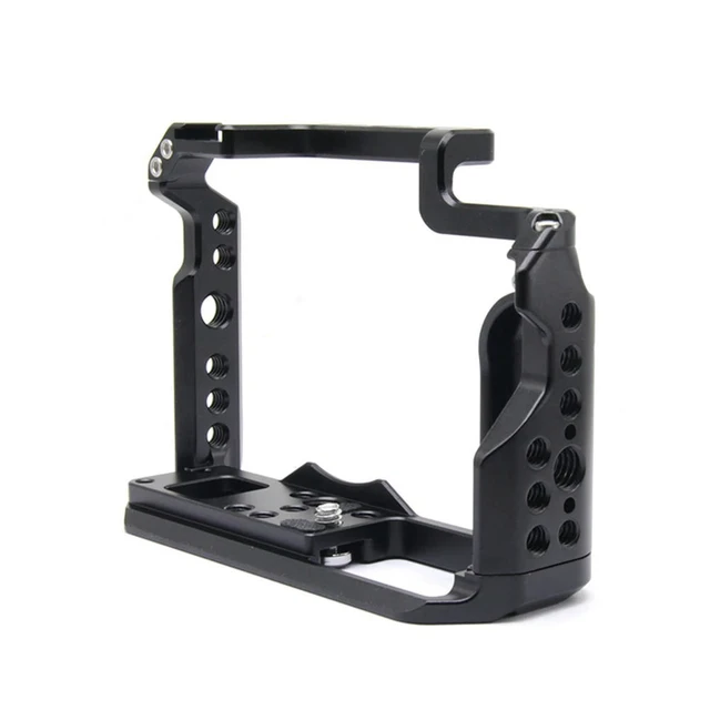 Alt view image 3 of 6 - Aluminum Camera Cage For Fujifilm Fuji X-T30 X-T20 X- T10 X-T30II Protective Cage Accessories Quick Release Plate