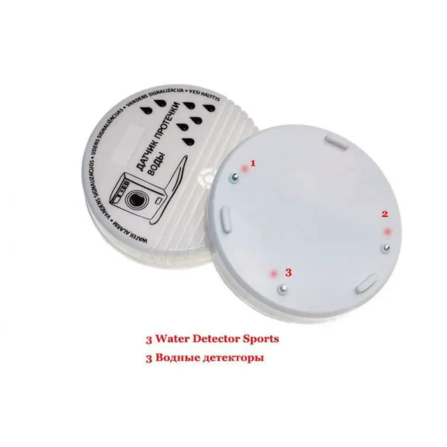 Alt view image 3 of 6 - 10X Water Overflow Leakage Alarm Sensor Detector 90Db Water Level Alarm Leak Flood Detection Home Security Alarm System