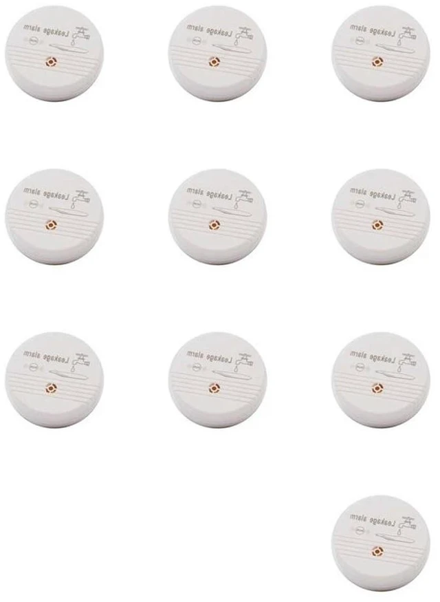 Main image of 10X Water Overflow Leakage Alarm Sensor Detector 90Db Water Level Alarm Leak Flood Detection Home Security Alarm System