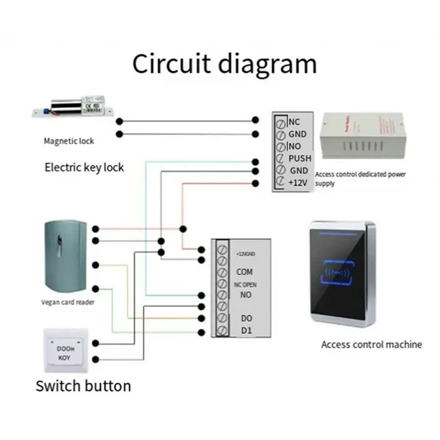 Alt view image 3 of 6 - MF 13.56Mhz Card l Waterproof Access Control System 10, 000 User Management RFID Card