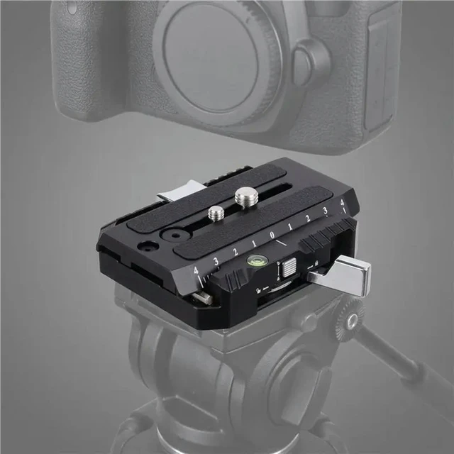 Alt view image 2 of 3 - Q50 100Mm Quick Release Plate Kit Universal Camera Mount For Manfrotto 501/502 For Gimbals QR Plates