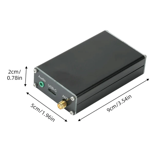 Alt view image 2 of 3 - 76-108Mhz FM Transmitter 0.5W Digital Display FM Transmitter Stereo 2000 Meter Signal Generator RF Module USB Type C