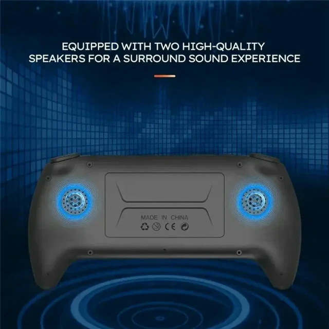 Alt view image 2 of 6 - 8G 2000+Games Project X Pocket Video Game Console 4.3 Inch IPS Screen Support PS1 Gaming Dual Speaker Stereo Durab