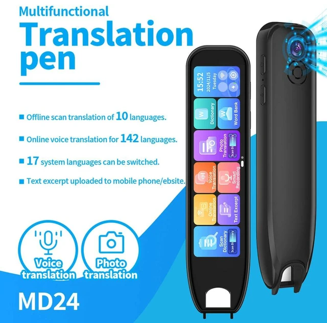 Main image of 3.48 Inch Reader Pen 60 Online/10 Offline Languages Scanning OCR Digital Pen s for Language Learners