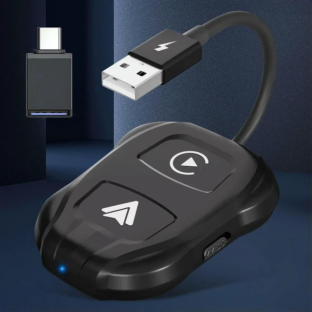 Main image of Wired To Carplay Android Auto AI Box Bluetooth-compatible Adapter Plug and Play for Android Phone&