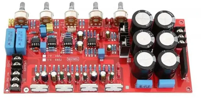 Main image of TDA7294 2.1 Channel Hifi Audio Amplifier Board Dual 18-26V 50-150HZ 2X80W+ 160W Subwoofer Power Amplifier AMP Module