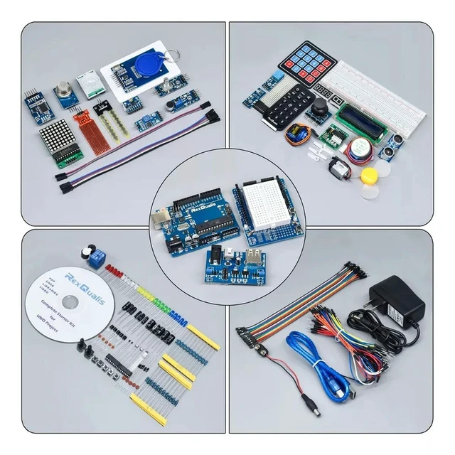 Alt view image 3 of 3 - Most Complete Starter Kit for UNO R3 STEM Projects Most Complete Electrnoics Starter Kit LEDs for IDE