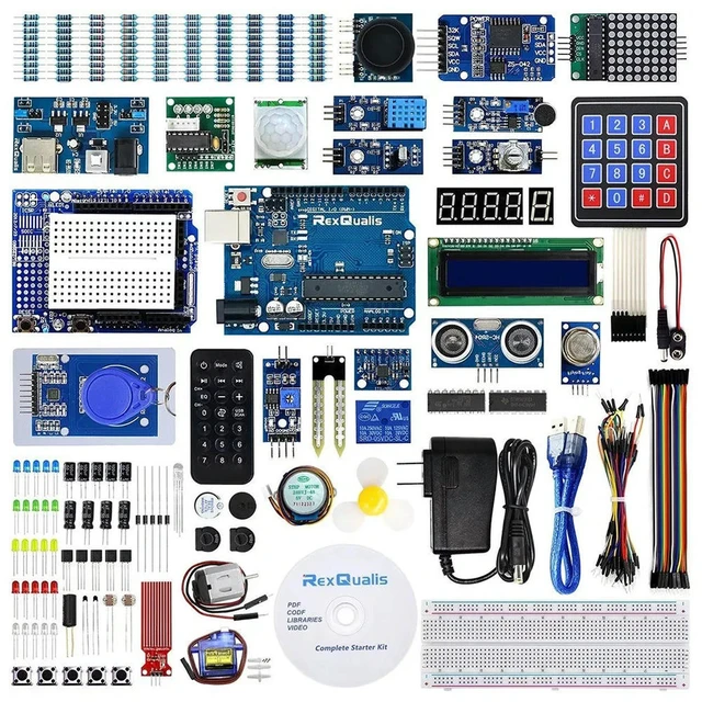 Alt view image 2 of 3 - Most Complete Starter Kit for UNO R3 STEM Projects Most Complete Electrnoics Starter Kit LEDs for IDE