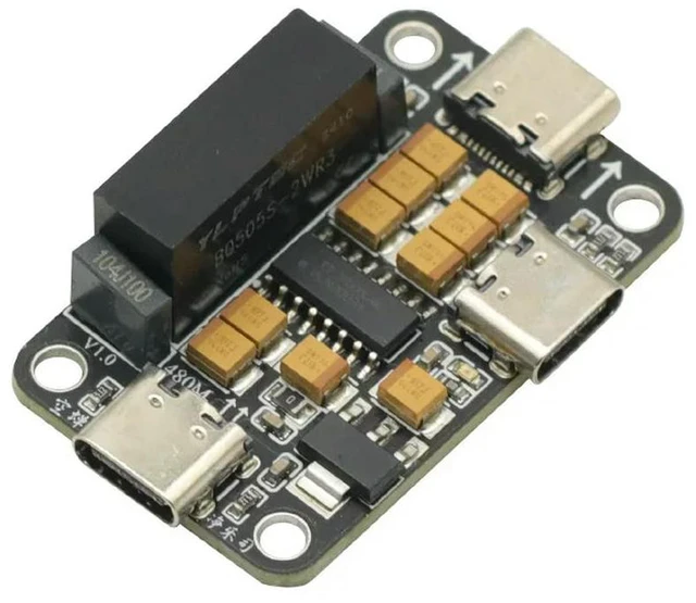 Main image of Type-C Isolation Filter 480M Rate 1500v Voltage Isolation Ground Isolation for Digital Broadcast Decoding Amplifier Sound Card
