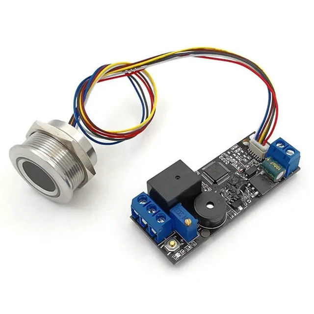 Alt view image 3 of 6 - 2X KL202+R503 Fingerprint Controller Kit DC12V Low Power Consumption Fingerprint Control Board Fingerprint Module