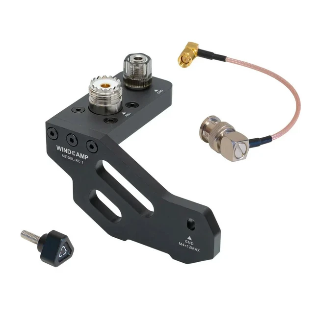Alt view image 3 of 6 - CNC Aluminum Alloy Quick Release Antenna Stand Support for 705 ICOM IC-705