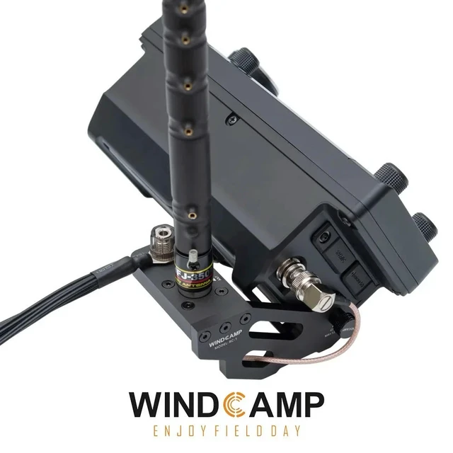 Alt view image 2 of 6 - CNC Aluminum Alloy Quick Release Antenna Stand Support for 705 ICOM IC-705