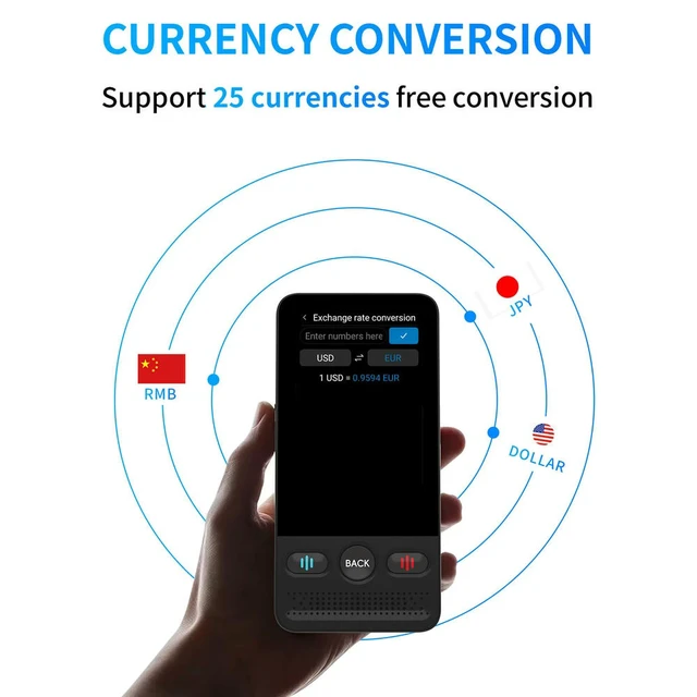 Alt view image 3 of 6 - Language Translator Support 138 Languages MIni Translator with Online Offline Translation for Travel Business Meeting