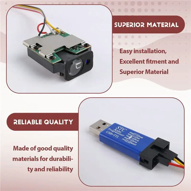 Alt view image 3 of 3 - Laser Sensor Infrared Lidar Displaced Module Distance Measurement Electronic Component For Competition Projects