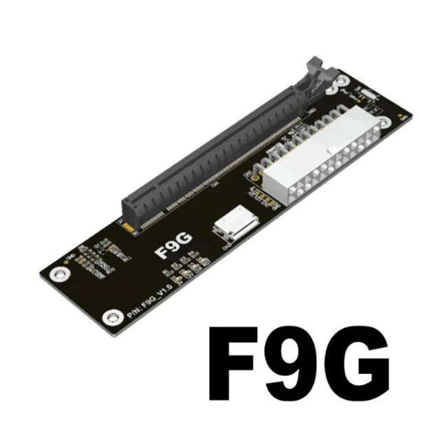 Alt view image 2 of 6 - F9G Oculink Interface External Graphics Card Docking Station ATX Type Open Pcie4.0 64Gbps High-Speed Data Transfer