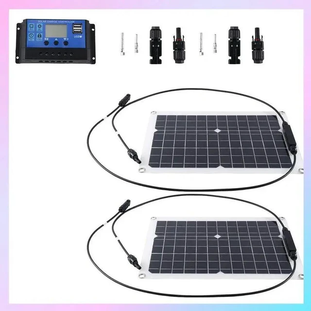 Main image of Solar Panel Solar Cells Bank For Phone Car RV Boat Outdoor Supply