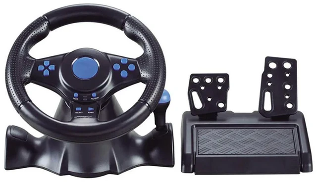 Main image of Racing Steering Wheel Dual Clutch Launch Control Steering Wheel With Manual Shifter for Switch/ One/360//PS2/PS3/PC
