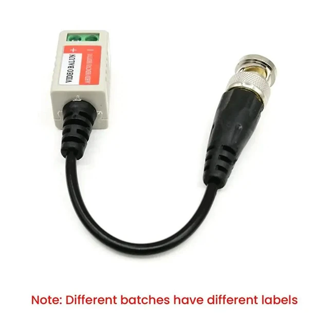 Alt view image 3 of 6 - 50Pairs (100Pcs) UTP Video Balun Twisted CCTV Balun Passive s BNC Cable Cat5