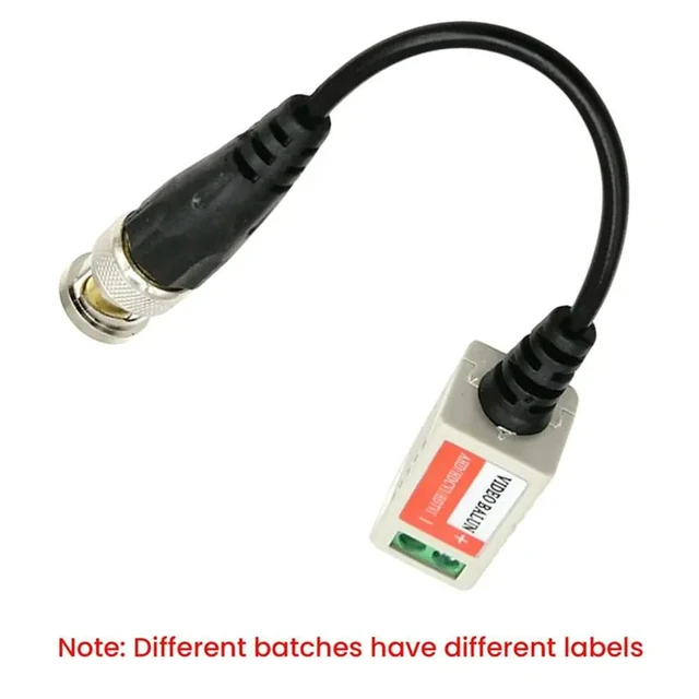 Alt view image 2 of 6 - 50Pairs (100Pcs) UTP Video Balun Twisted CCTV Balun Passive s BNC Cable Cat5