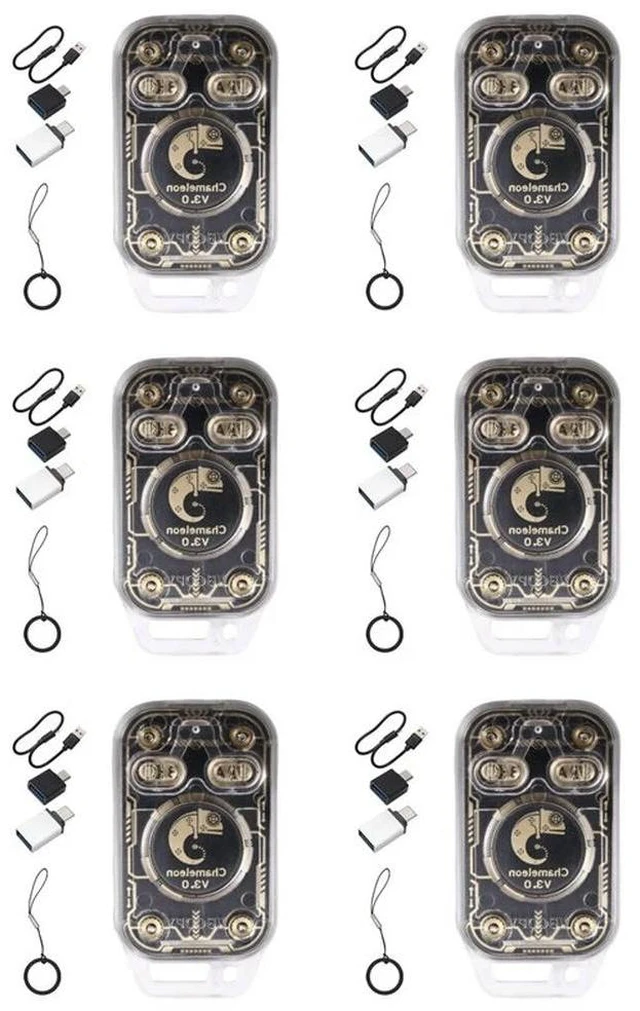 Main image of 6X Upgraded Chameleon V3.0 RFID Chip Reader Emulator 125Khz 13.56Mhz ID IC Card Tag Copyer NFC Read Writer