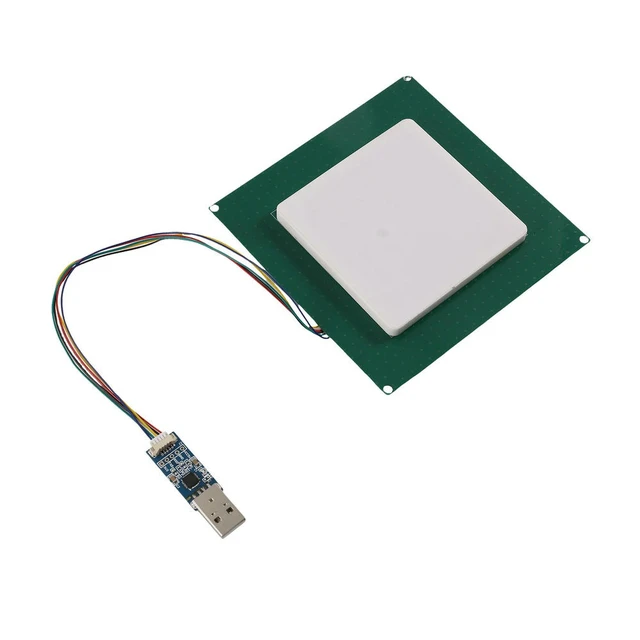 Main image of YRM100 UHF RFID Reader Module TTL Interface 5M Read Range 80X120mm Antenna Integrated For Embedded Systems Handheld Devices