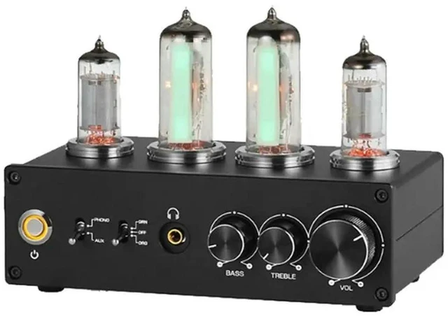 Main image of T9 Mini 6E2 MM/MC Phono Stage Turntable Preamp Hifi Stereo Audio Vacuum Tube Preamplifier Dekstop Headphone Amp