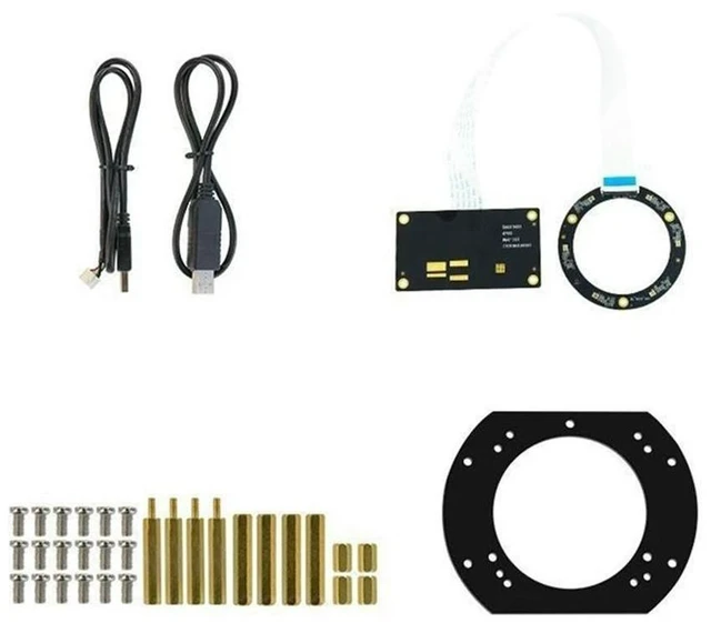 Main image of ROS Linux Compatible For AI Voice Robot 6-Mic Array Far-Field Microphone Module 6M Pickup 360° DOA Echo Cancellation