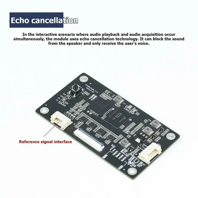 Alt view image 3 of 3 - ROS Linux Compatible For AI Voice Robot 6-Mic Array Far-Field Microphone Module 6M Pickup 360° DOA Echo Cancellation