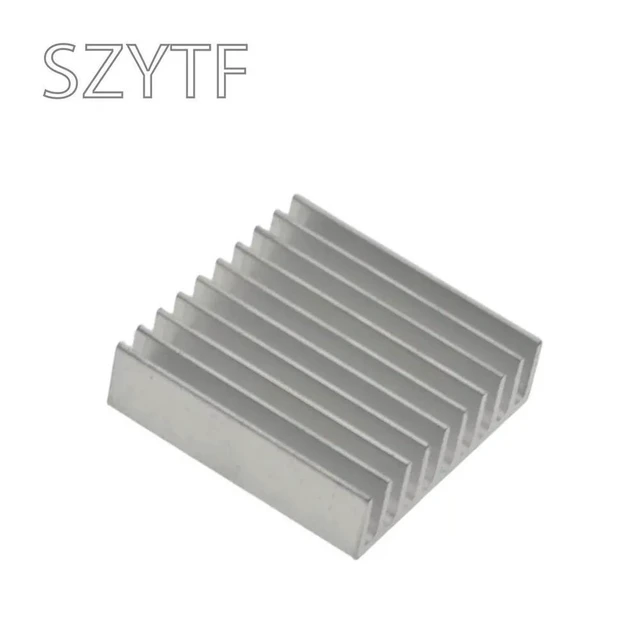 Alt view image 5 of 6 - Heatsink Radiator Cooler Radiator 35x35x10MM Black Slot Heat Sink