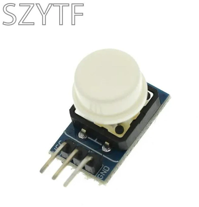 Alt view image 5 of 6 - Backboard Electronic Building Blocks Large Button Module Button Module Five-Color Set for