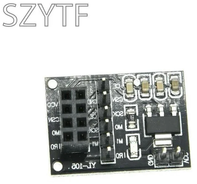 Alt view image 4 of 6 - 1PCS Socket Adapter plate Board for 8Pin NRF24L01 Transceive module 51