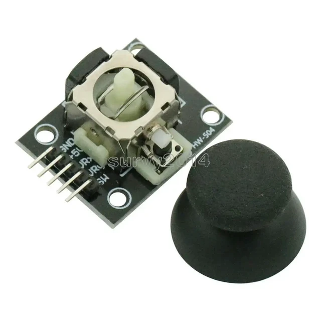 Alt view image 4 of 6 - JoyStick 5Pin 5 PIN Breakout Module Switch Shield Board For PS2 Joystick Game Controller Two Way Rocker 10K Resistor 2.54mm